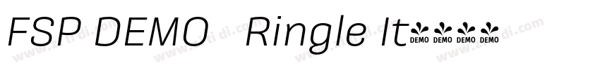 FSP DEMO   Ringle It字体转换